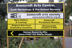 Art Society Sign